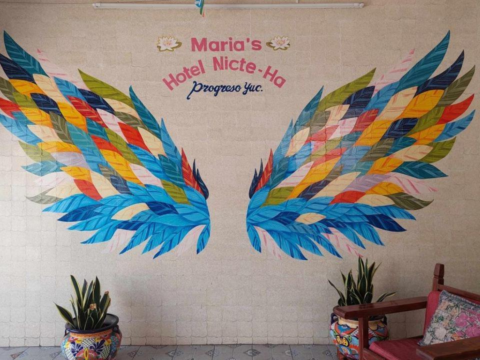 Hotel Maria'S Nicte Ha Progreso  Esterno foto